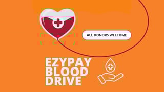 Ezypay Blood Drive 2025. All donors welcome. 