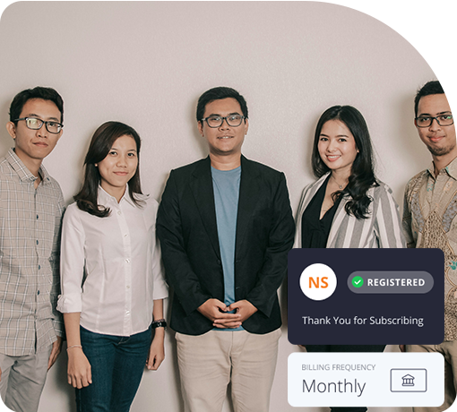 A group of smiling coworkers