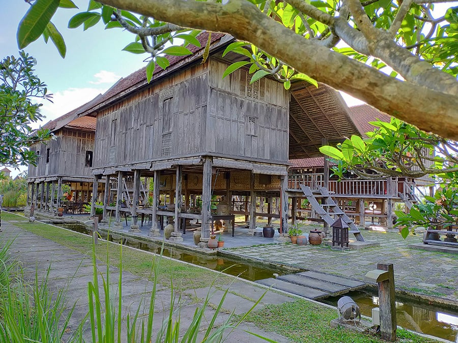 Malaysian house at the countryside