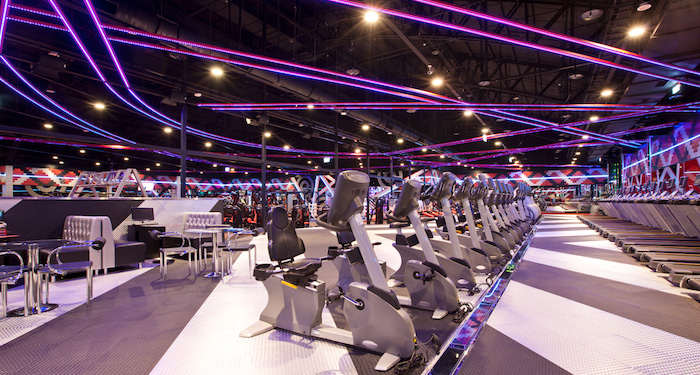 Interior of World Gym, Taiwan. | Credit: clubsolutionsmagazine.com