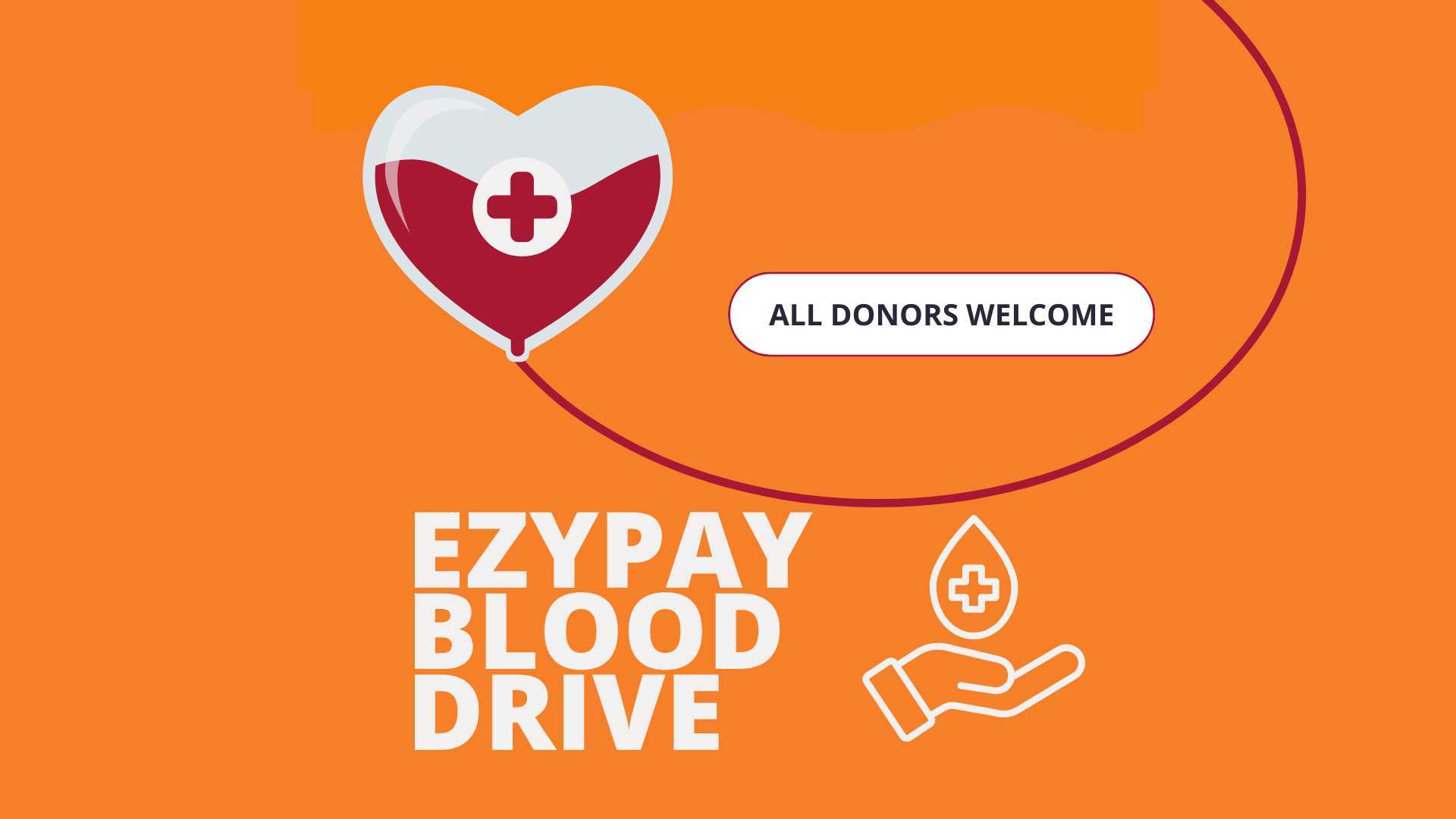 Ezypay blood drive. All donors welcome